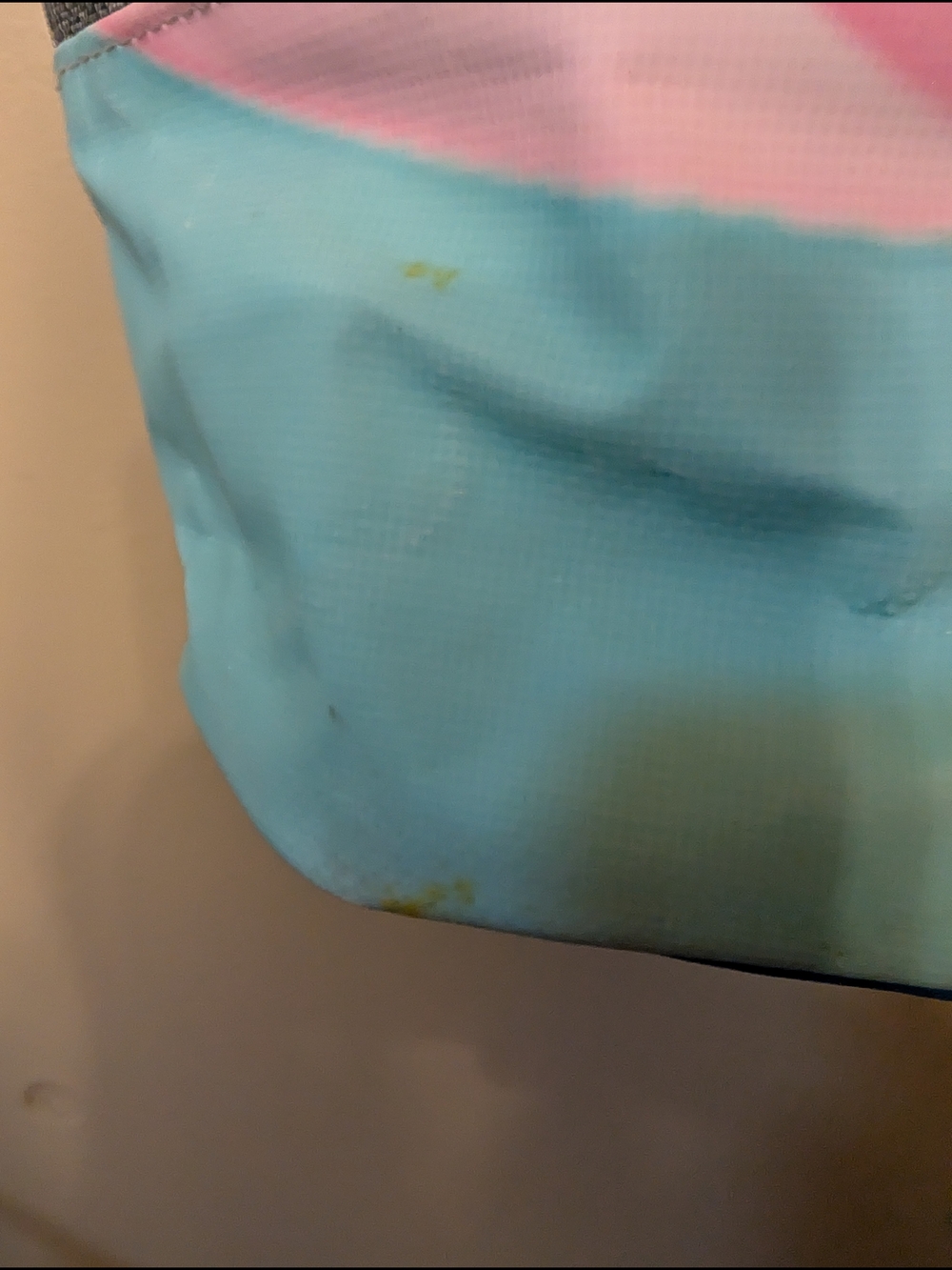 Rareform Cora Gray Tote with Blue and Pink Accent - Picture 5 of 8